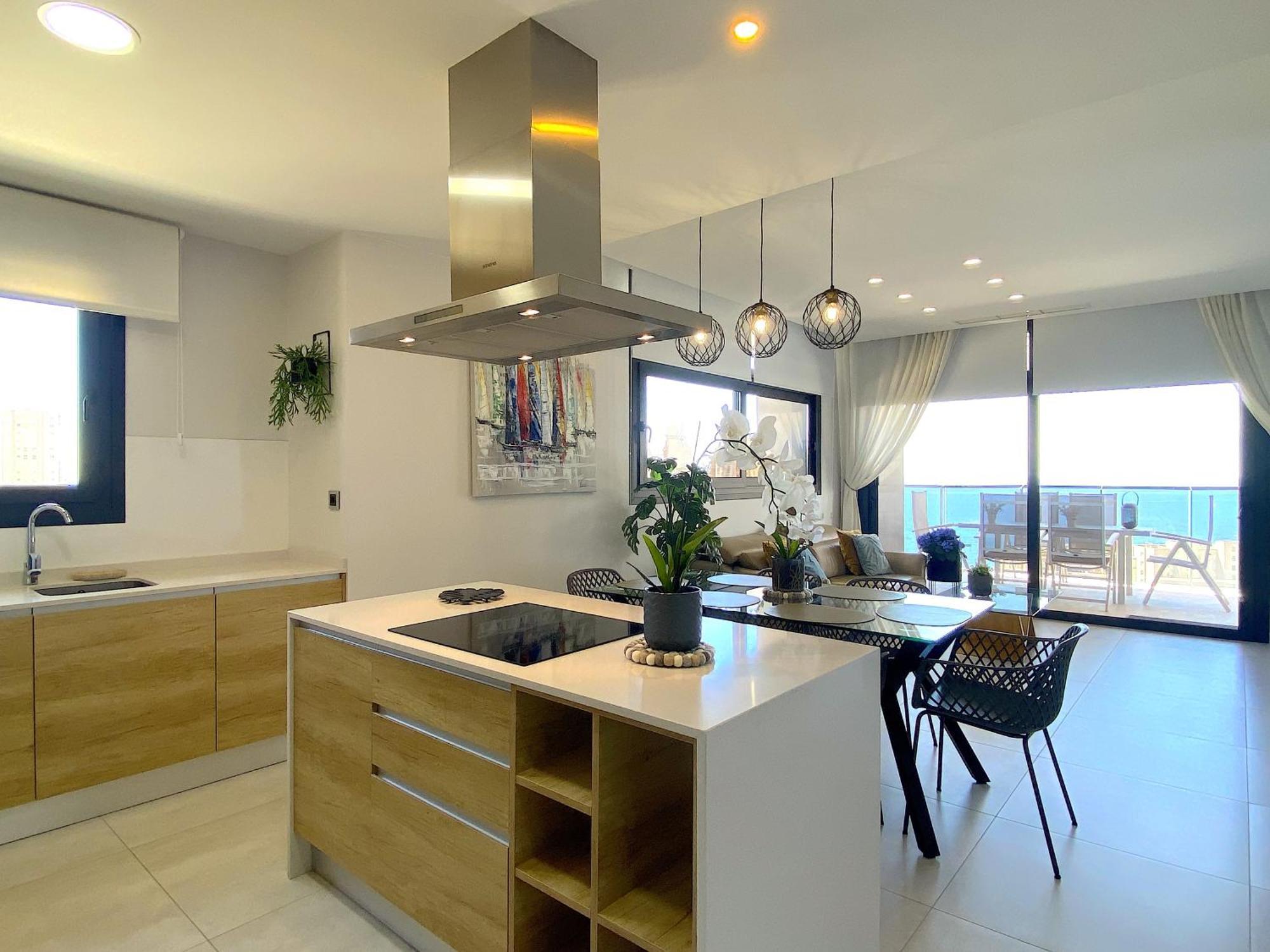 Lujoso Apartament Con Impresionantes Vistas Al Mar Benidorm Kültér fotó