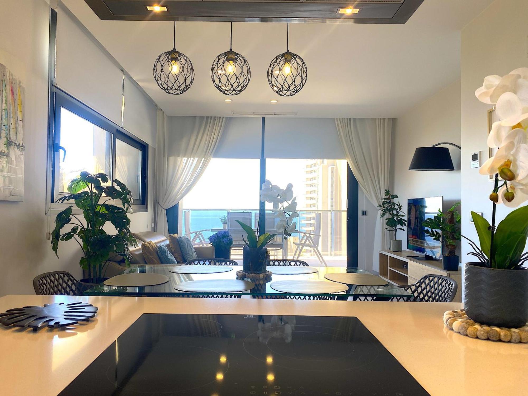 Lujoso Apartament Con Impresionantes Vistas Al Mar Benidorm Kültér fotó
