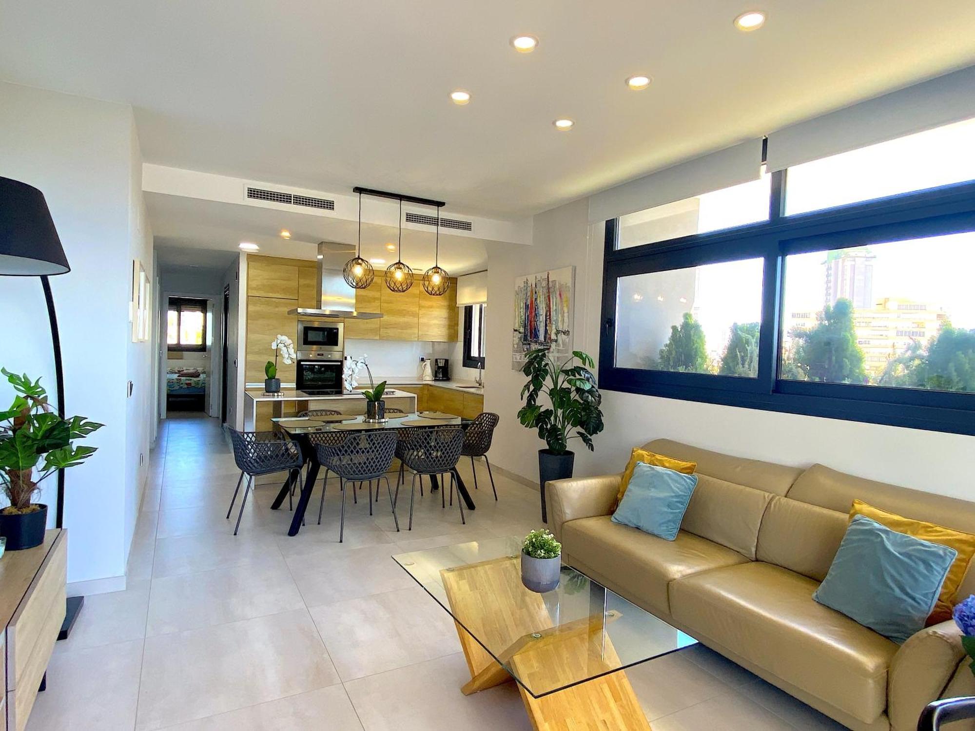 Lujoso Apartament Con Impresionantes Vistas Al Mar Benidorm Kültér fotó