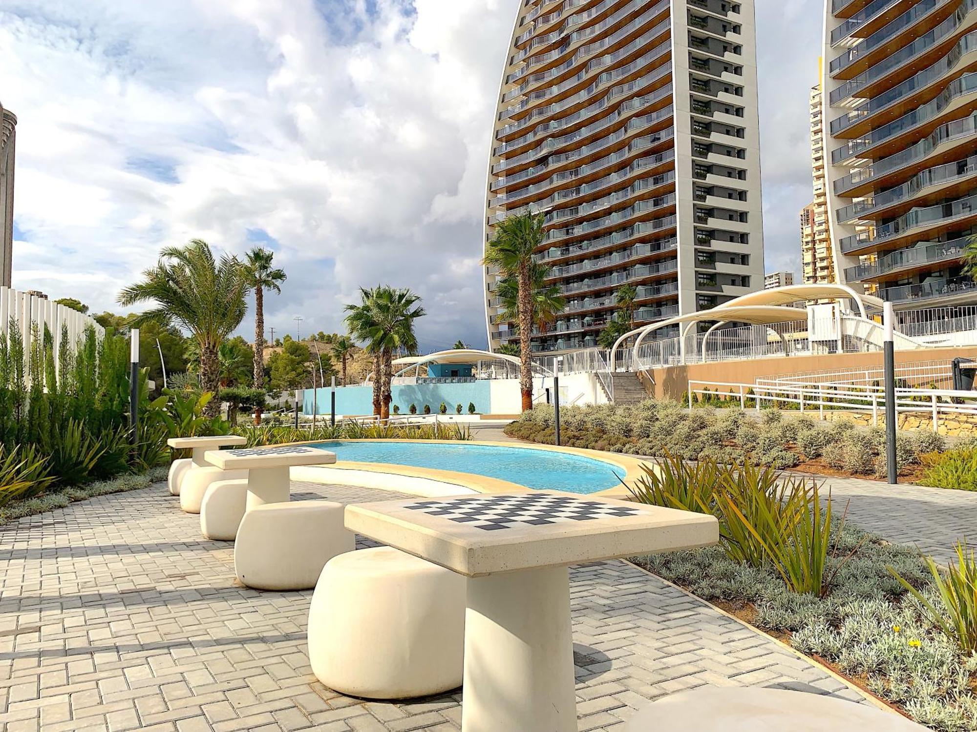 Lujoso Apartament Con Impresionantes Vistas Al Mar Benidorm Kültér fotó